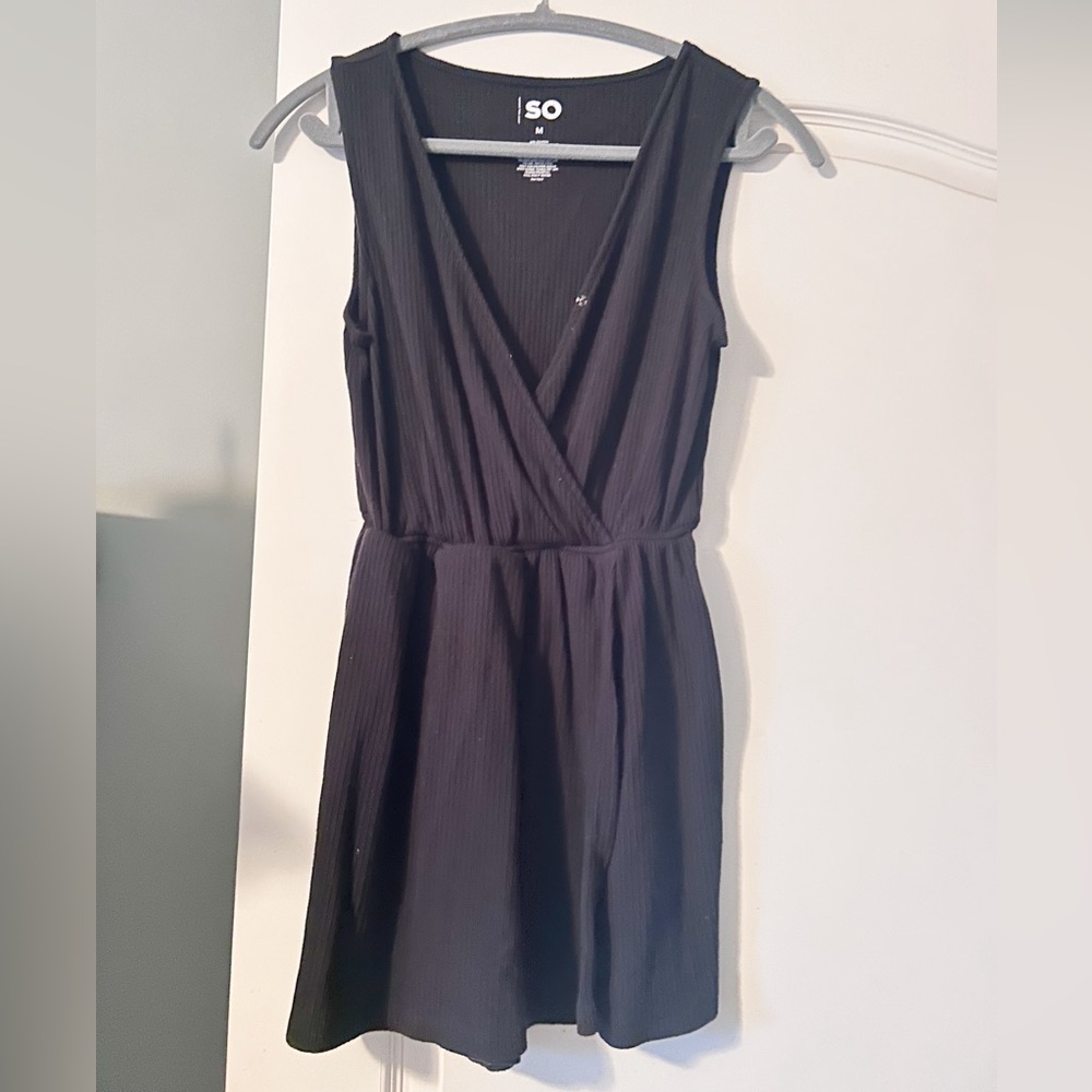Black summer romper